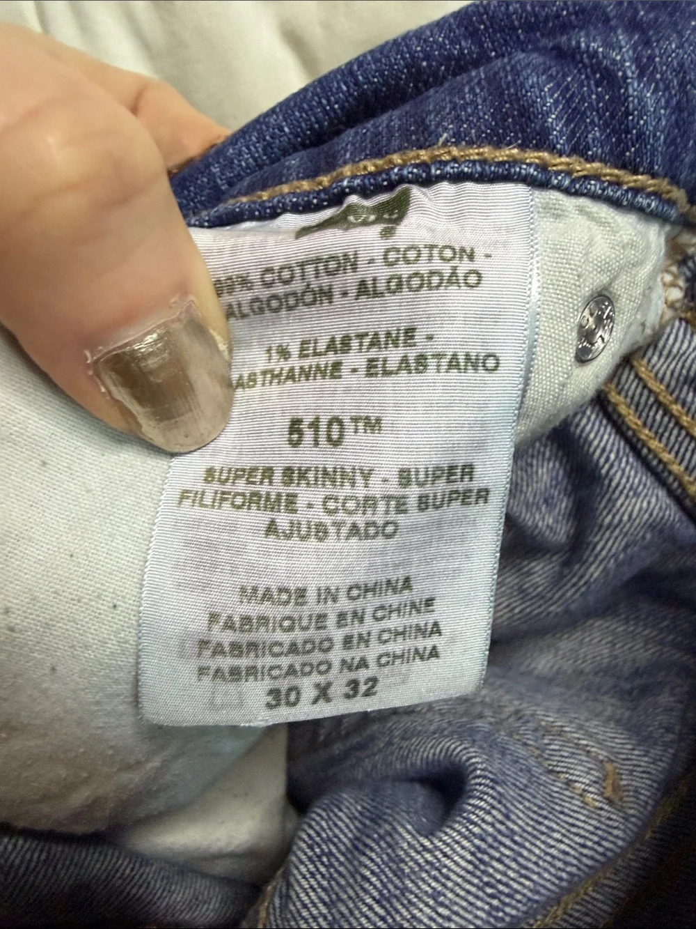 Levis levi slim